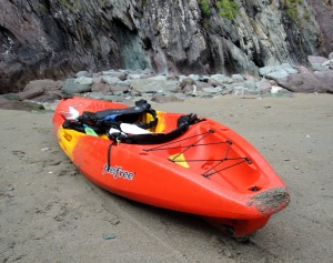 Cornish Rock Pools - Red Canoe